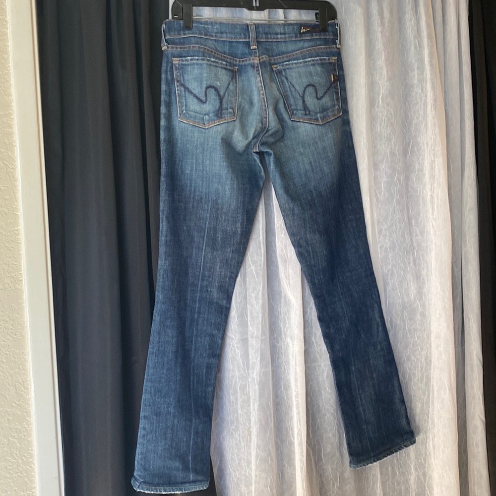 Citizens Of Humanity Jeans Low Waist Bootcut Denim Kelly #001 tailored cut.